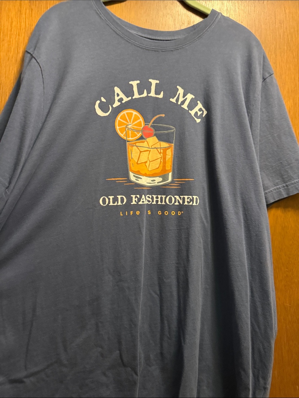 Life Is Good Navy 'Call Me Old Fashioned' Graphic Tee